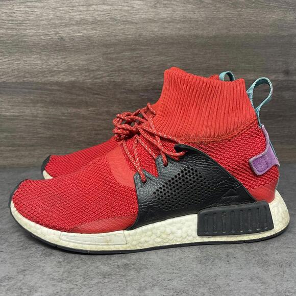 Adidas NMD XR1 Shoes Mens Size 10 Red Running Sneakers BZ0632